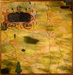 Mappa della Regione del Nilo a Sud della Nubia